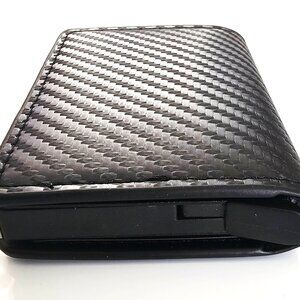 Radio Frequency Identification RFID Blocking Carbon Fiber Wallet Slim Bifold